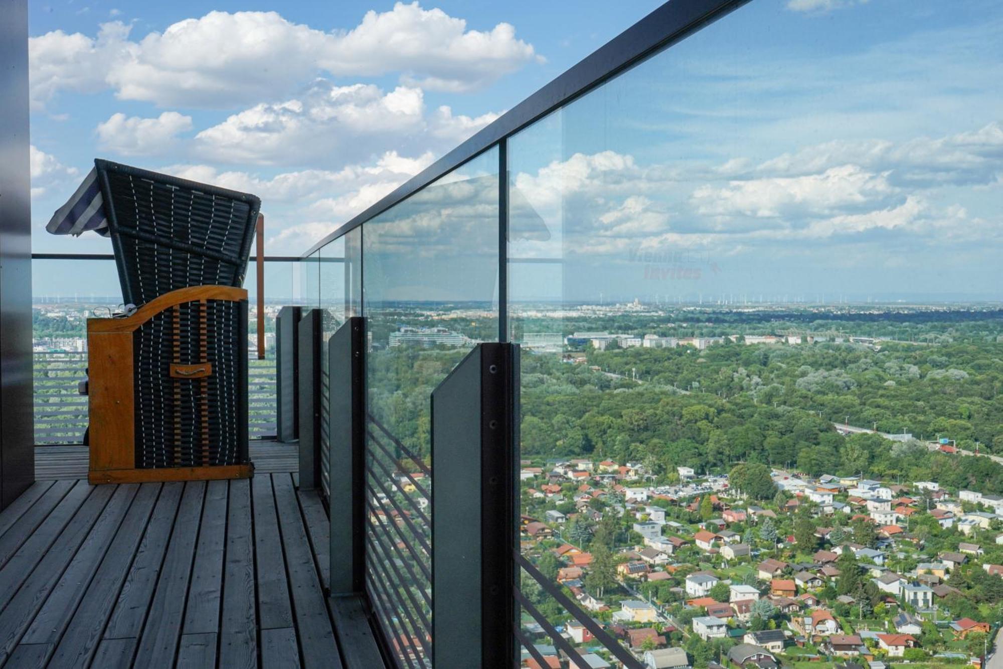 Triiiple 7Heaven - Amazing View On Top Floor With Rooftop Pool Vídeň Exteriér fotografie